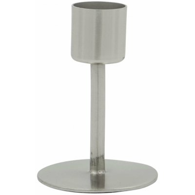 House Doctor Kovový svícen Anit Silver 7 cm, stříbrná barva, kov – Hledejceny.cz