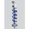 Dilda ToyJoy Glass Worxx G Spot Gemstone skleněné dildo