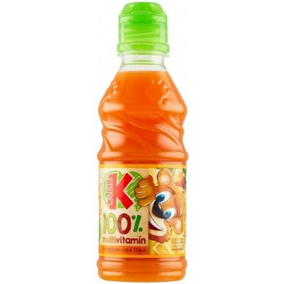 Kubík 100% multivitamín ovocno-mrkvová šťáva 300 ml