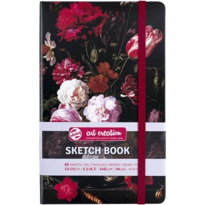 Talens Art Creation Sketchbook v pevné vazbě Flowers 13 x 21 – Sleviste.cz