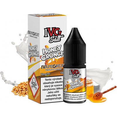 IVG E-Liquids Salt Medové cereálie 10 ml 20 mg – Hledejceny.cz