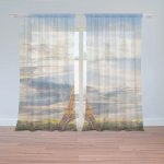 Sablio Záclony Eiffel Tower 3: 2ks 150x250cm – Hledejceny.cz