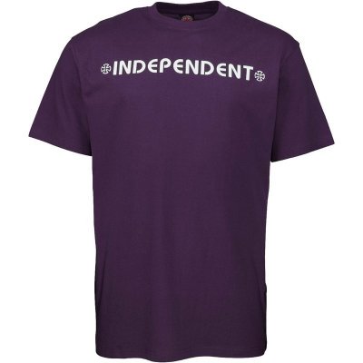 Independent Bar Cross t-shirt Deep Purple