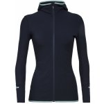 Icebreaker Wmns Descender LS Zip Hood Navy/Hydro – Hledejceny.cz