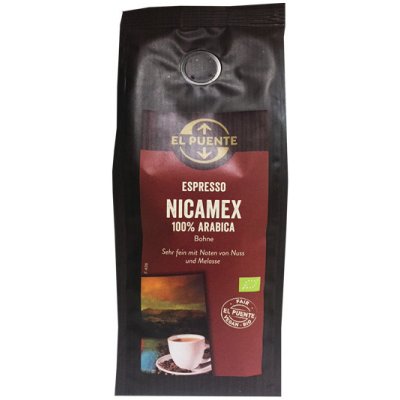 El Puente Bio Nicamex Espresso zrnková 250 g – Hledejceny.cz