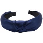 Saténová čelenka se sukem Barva: tmavě modrá – Sleviste.cz