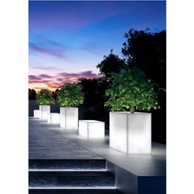 EURO 3 PLAST Svítící sedačka KUBE PANCA - 2755, , Varianta RGB LED Indoor / Outdoor (vnitřní / vnější)