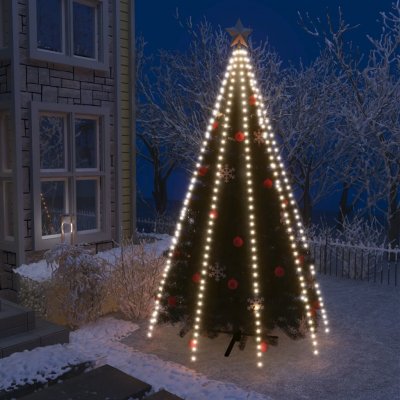 vidaXL vánoční stromek světelná síť se 400 LED diodami studená bílá 400 cm – Zbozi.Blesk.cz