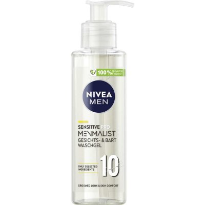 Nivea Sensitive Pro Menmalist Mycí gel na obličej a vousy 200 ml – Zbozi.Blesk.cz