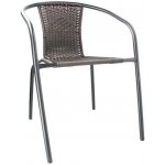 Garden Line Zahradní židle LORETTO II tmavě hnědá – Hledejceny.cz