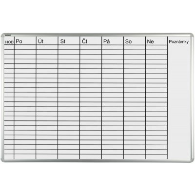 SOLLAU Plánovací tabule PK L 70 x 100 cm - týdenní – Sleviste.cz