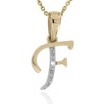 Zlatnictví U Kostela Zlaté přívěsky písmenka abecedy s diamantem 4482x24159840 – Hledejceny.cz
