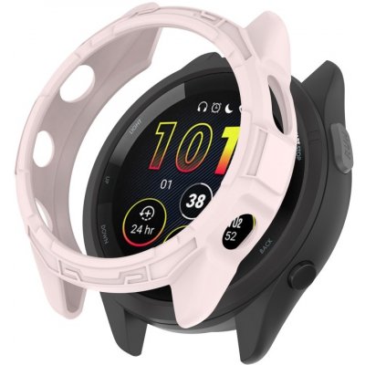 VSECHNONAMOBIL TPU HALF COVER Obal pro Garmin Forerunner 265S růžový 58706 – Zboží Živě