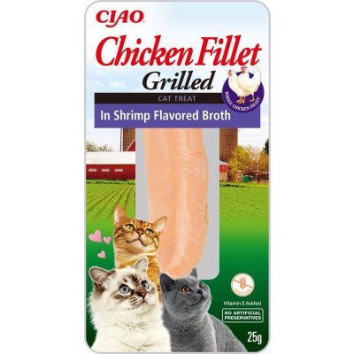 Inaba kuřecí filet pro kočky krevety 25 g
