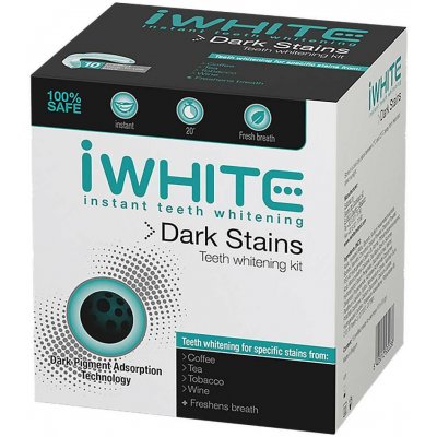 iWhite Dark Stains sada pro bělení zubů 10 x 0,8 g