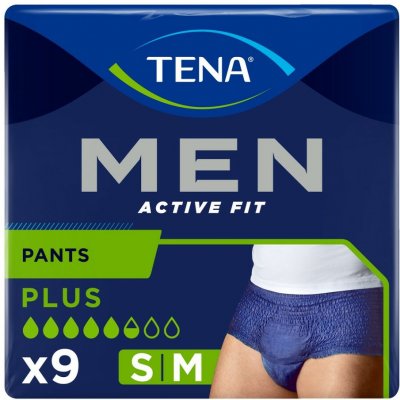 Tena Men Pants Plus Blue M 9 ks – Zbozi.Blesk.cz