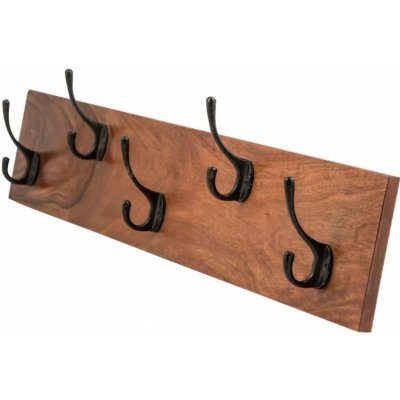 indickynabytek.cz Rami 5 háčků 90 x 25 x 2,5 cm palisandr / sheesham – Hledejceny.cz
