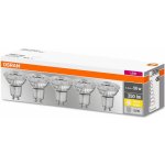 Osram 5PAK LED žárovka LED GU10 4,3W = 50W 350lm 2700K Teplá bílá 36° – Hledejceny.cz