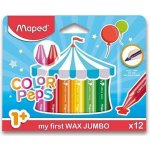Maped Voskovky Color'Peps Wax Jumbo 12 barev – Zboží Dáma