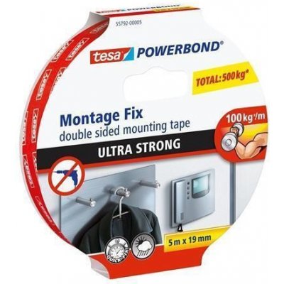 Tesaa Powerbond 55792 Lepicí páska oboustranná extra silná 19 mm x 5 m