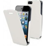 Pouzdro Muvit iFlip flap iPhone 5 5S SE z kolekce Skinny, bílé – Hledejceny.cz