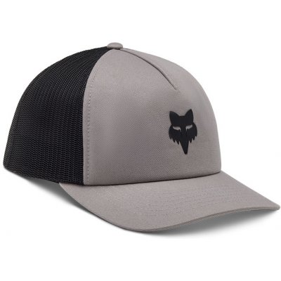 Fox Fox Head Trucker Hat Steel Grey – Zboží Mobilmania