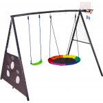 ECOTOYS JSP-SWD Multifunkční dětská zahradní houpačka + sportovní prvky 4 v 1 – Zbozi.Blesk.cz