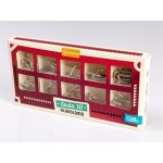 Mozkovna Sada 10 kovových hlavolamů červená – Zboží Dáma