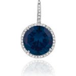 JVD Dámský stříbrný přívěsek se safírem SVLP0471SH2M200¨ – Sleviste.cz