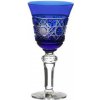 Hrnek a šálek Caesar Crystal Sklenice na víno Flake barva modrá 180 ml