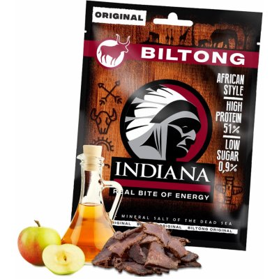 Indiana Biltong Jerky Original 25 g – Hledejceny.cz