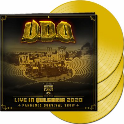 U.D.O. - Live In Bulgaria 2020 Vinyl 3LP Coloured Yellow 3 LP
