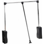 Strong sklopná šatní tyč 685-940mm černá/chrom – Sleviste.cz