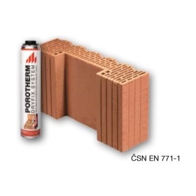 Cihla Porotherm 44 EKO+ Profi Dryfix 1/2 K P8 – 125 × 440 × 249 mm