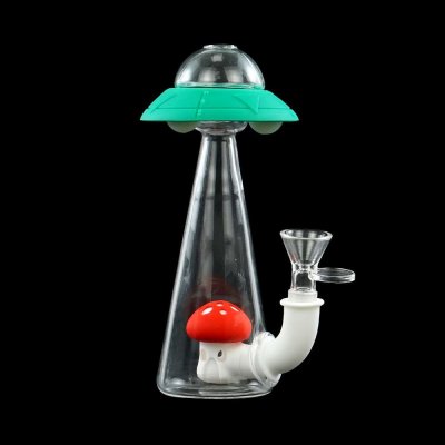 Bongthai Silicone Glass UFO Bong 18 cm Glow – Zboží Dáma