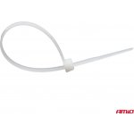 Amio 04310 Plastové stahovací pásky bílé 4,8 x 200 mm 100 ks – Sleviste.cz