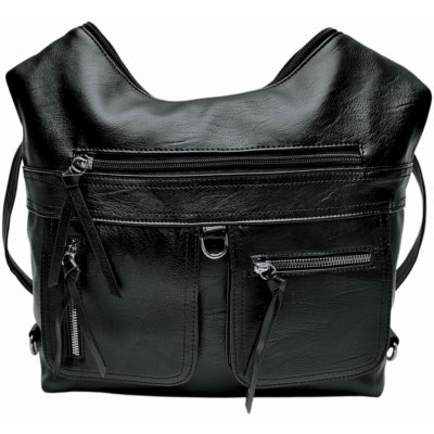 Praktický černý kabelko-batoh 2v1 – Zboží Mobilmania