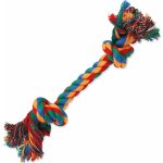 Dog Fantasy Uzel bavlněný barevný 2 knoty 20 cm – Zboží Dáma