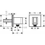 Hansgrohe 26889700 – Zboží Mobilmania