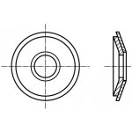 PROFISTYL Podložka těsnící pod texy s gumou EPDM pozink Varianta: Podložka těsnící pod texy s gumou EPDM ZnB 7x19 mm – Hledejceny.cz