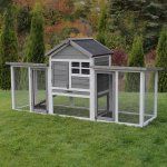 kurnikarna.cz KK31 šedá 181 x 60 x 95 cm – Zboží Dáma