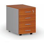 Primo Gray 4 zásuvky šedá + třešeň – Zboží Dáma Primo Gray 4 zásuvky šedá + třešeň – Zboží Dáma