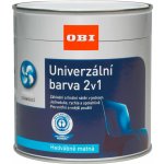 OBI 2v1 Univerzální barva 0,125 l matná čistě bílá – Sleviste.cz