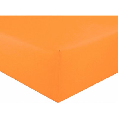 TiaHome Prostěradlo jersey oranžové 60x120 – Zbozi.Blesk.cz