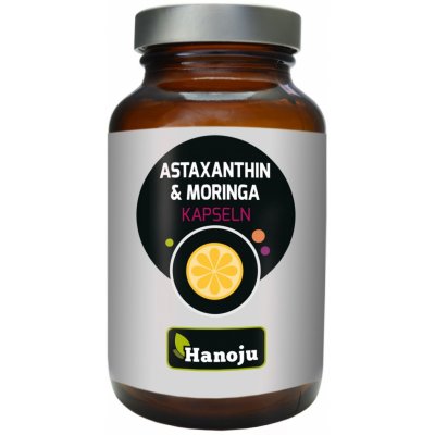 Hanoju Astaxanthin 135 mg + Moringa 250 mg 60 Kapslí – Hledejceny.cz