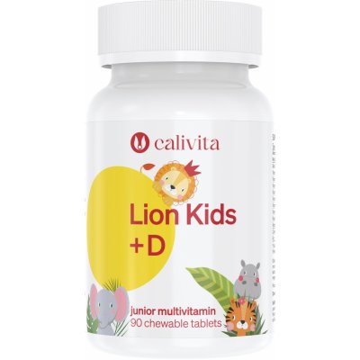 Lion kids D Pro zdravé zuby a kosti 90 tablet