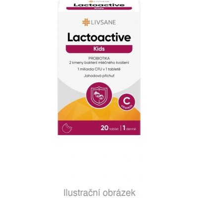 Livsane Lactoactive Kids probiotika 20 kapslí – Hledejceny.cz