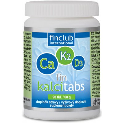 Finclub fin Kalcitabs 90 tabliet – Hledejceny.cz