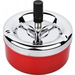 popelník Cigaretový otočný Angelo červený, kovový – Zboží Dáma
