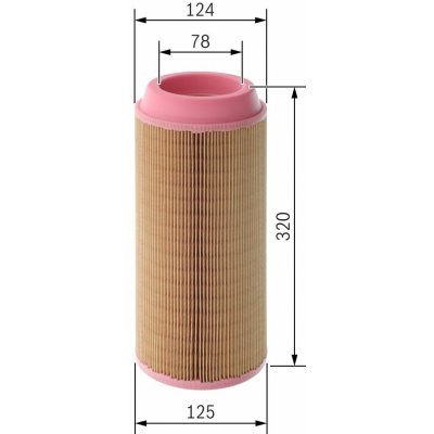 Vzduchový filtr BOSCH 1 457 433 557 – Hledejceny.cz